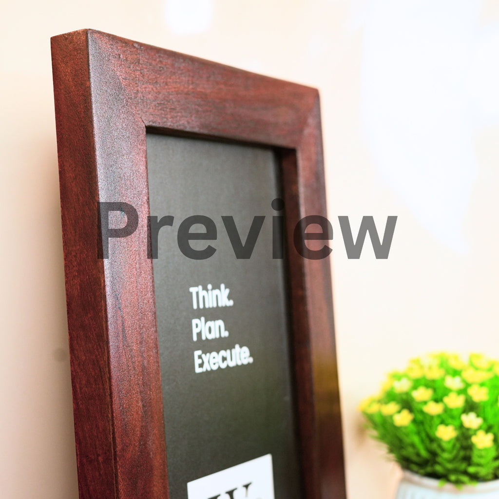 Classic Real Wood Photo Frame