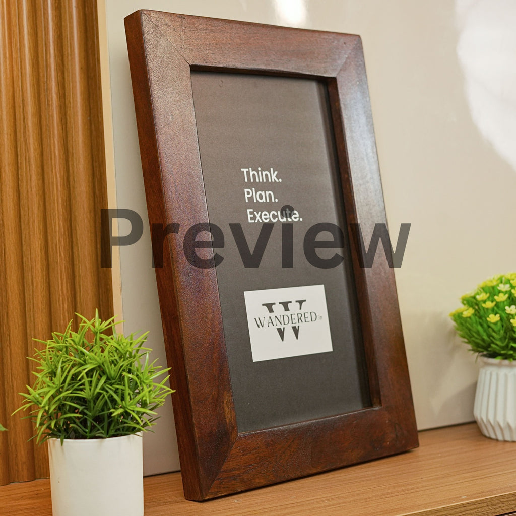 Classic Real Wood Photo Frame